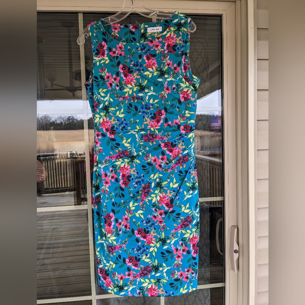 Calvin Klein floral dress Size 10